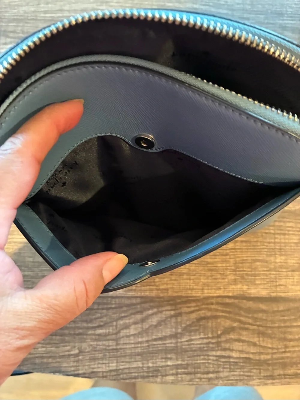 kate spade slate blue dome crossbody